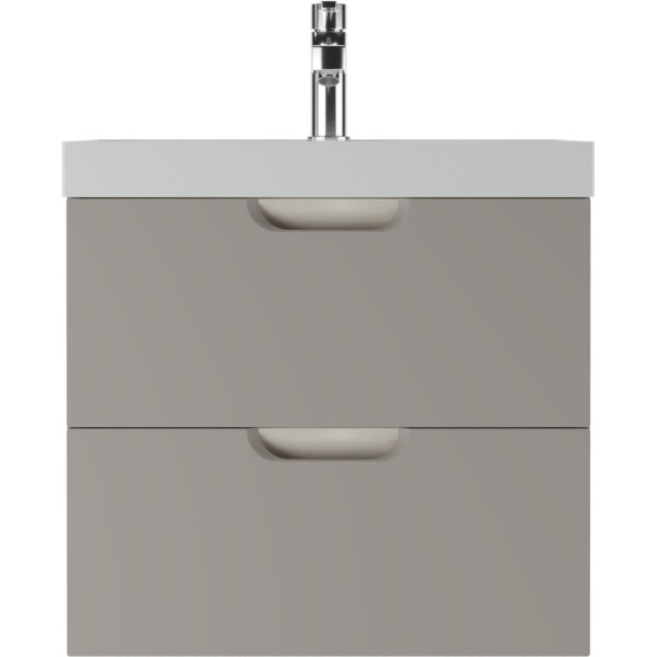 Тумба подвесная под умывальник Classica 60 Dune Серый тауп В2 Домино (DD2501T)