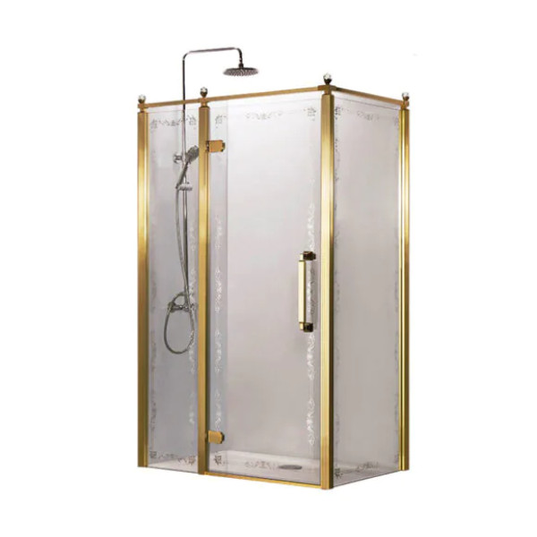 Душевое ограждение Azario Ontario 90х1200х200 L стекло прозрачное с узором профиль (AZ-NBB1231-L 90 GOLD) Душевое ограждение Azario Ontario 90х1200х200 L стекло прозрачное с узором профиль (AZ-NBB1231-L 90 GOLD)