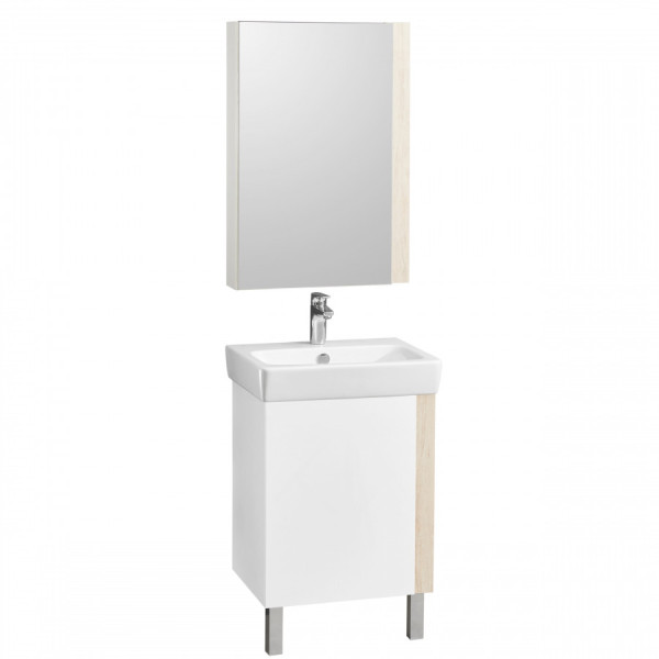 Тумба напольная Aquaton Кантри 512x416x613 белый, дуб верона (1.A257.6.01A.HB2.0)