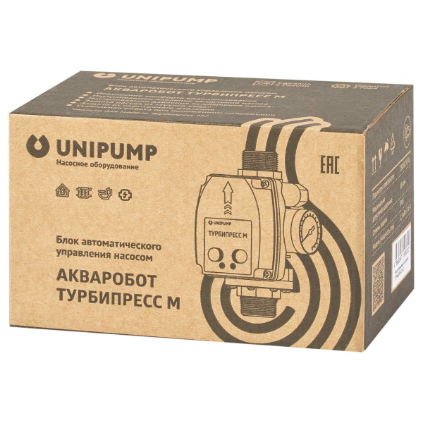 Блок управления насосом Unipump ТУРБИПРЕСС М (14652) Блок управления насосом Unipump ТУРБИПРЕСС М (14652)