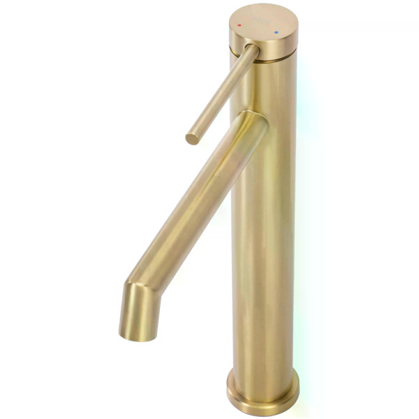 Смеситель для раковины Rea Foss золото матовое (REA-B5319) Смеситель для раковины Rea Foss золото матовое (REA-B5319)