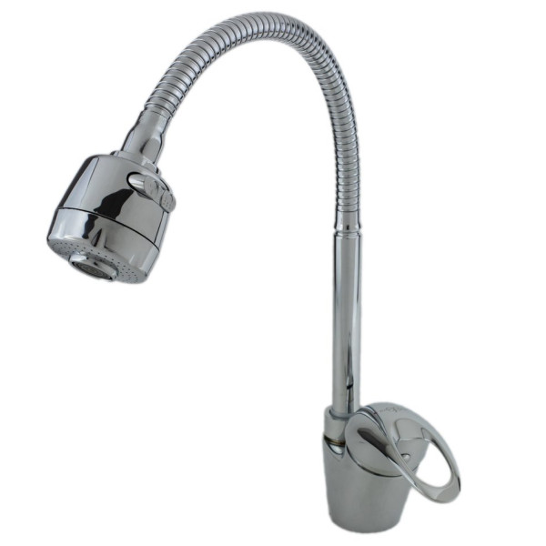 Смеситель для кухни Клевер Универсал хром (УН519)