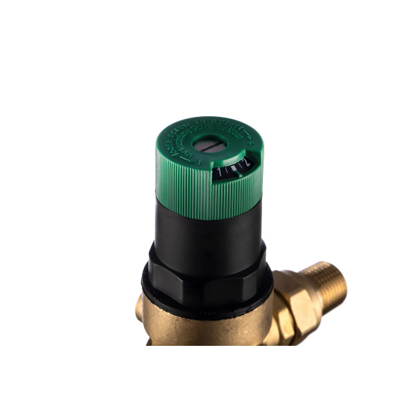 Фильтр самоочищающийся с редуктором Гейзер-Бастион 7508155233 3/4" (прозрачный корпус, со сгонами, без манометра) (32681)