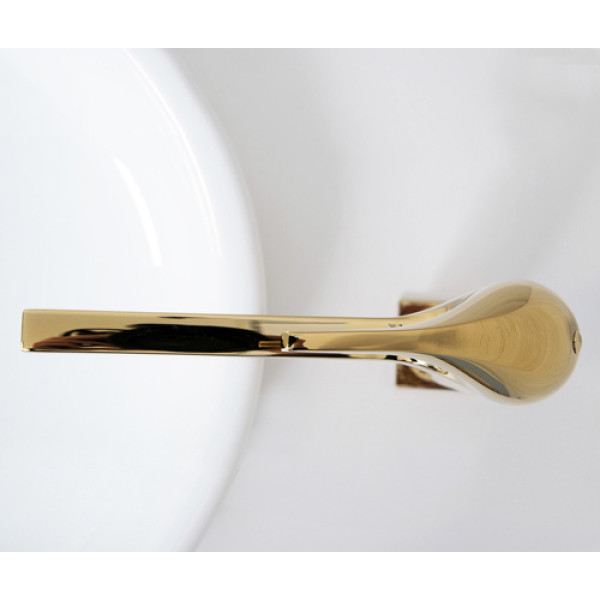 Смеситель для раковины WasserKRAFT Sauer золотой глянцевый (7103H)