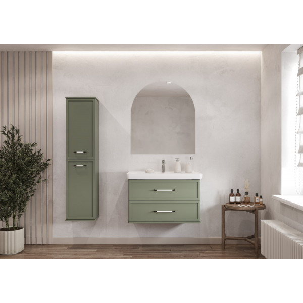 Зеркало Aquaton Санта-Барбара 800x20x900 серебристый (1.A286.7.02C.B01.0)