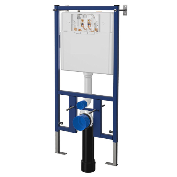 Инсталляция с унитазом Loranto с унитазом Azario Grado с сиденьем микролифт без клавиши (4501+AZ-0046N)