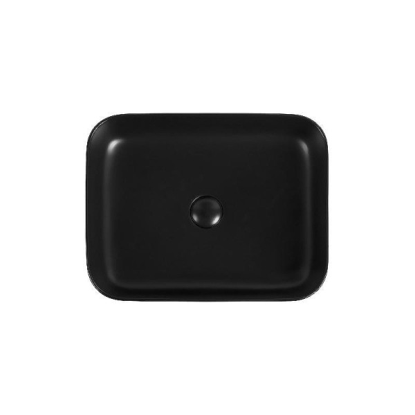 Раковина накладная Aquanet SOUL-1-MB 50х40х13,5 черная матовая (245833)