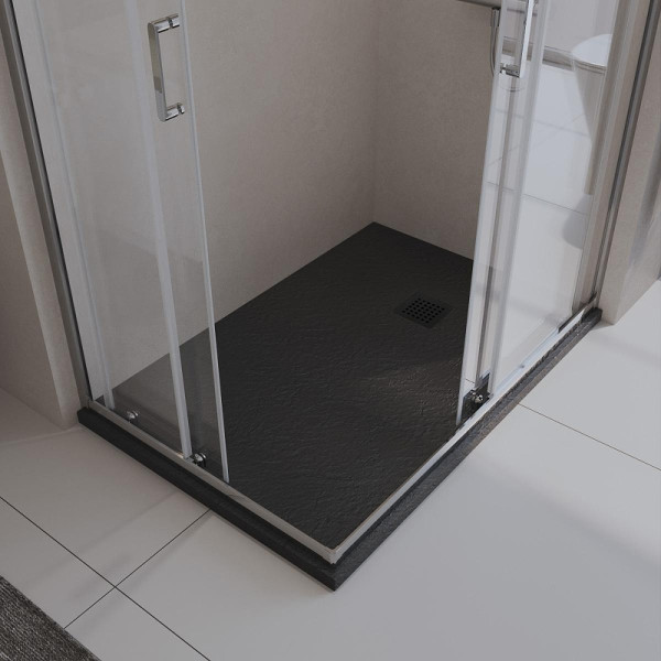 Душевой поддон BelBagno Uno 120x80x3,5 черный матовый (TRAY-MR-UNO-AH-120/80-3,5-NERO-NO)