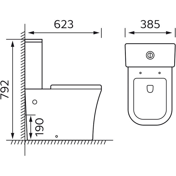 Унитаз напольный Rise безободковый с сиденьем микролифт (AZ-68D) Унитаз напольный Rise безободковый с сиденьем микролифт (AZ-68D)