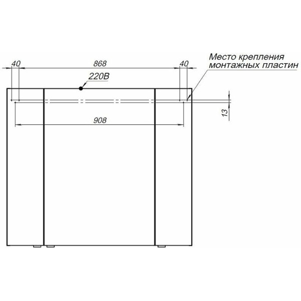 Зеркало-шкаф Aquanet Алвита New 100x85 антрцит (00277543) Зеркало-шкаф Aquanet Алвита New 100x85 антрцит (00277543)