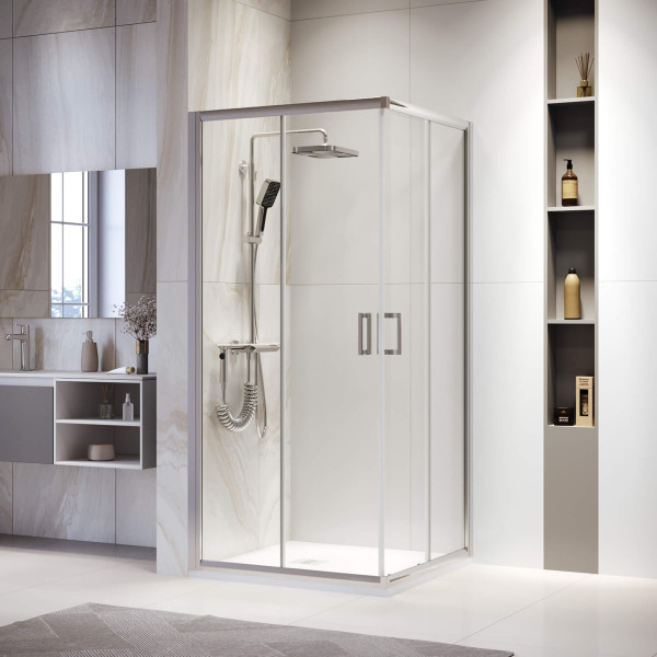 Душевой уголок RGW Passage 100x100 стекло прозрачное, профиль хром (0308390-11)