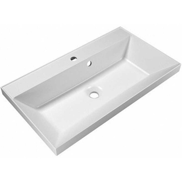 Раковина встраиваемая BelBagno 80 белая (BB800/450-LV-MR-AST)