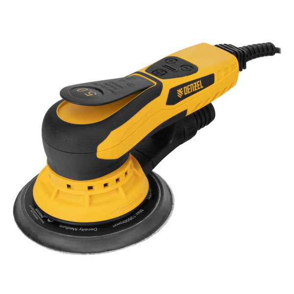 Машина шлифовальная орбитальная бесщеточная Denzel OS-150-BL, 350 Вт, 4000-10000 об/мин (27606)