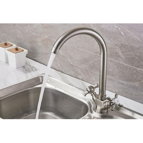 Смеситель для кухни Ledeme хром (L4311A-2) Смеситель для кухни Ledeme хром (L4311A-2)