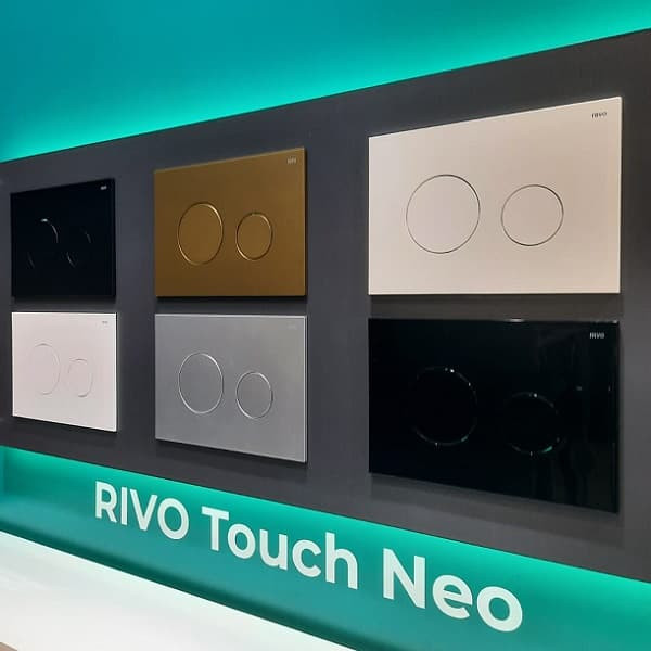 Клавиша смывная Rivo Touch Neo черный матовый (303005)