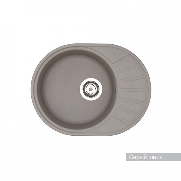 Мойка для кухни врезная Aquaton Чезана 437x568x191 серый шелк (1.A711.2.32C.S25.0) Мойка для кухни врезная Aquaton Чезана 437x568x191 серый шелк (1.A711.2.32C.S25.0)