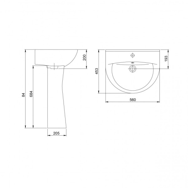 Раковина подвесная Santeri Виктория крап на белом 56x45,3x20 крап на белом (1.3111.6.S01.11B.0) Раковина подвесная Santeri Виктория крап на белом 56x45,3x20 крап на белом (1.3111.6.S01.11B.0)