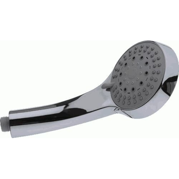 Душевая лейка Melodia 5 функций d100 L230 хром/серый (MKP20591)