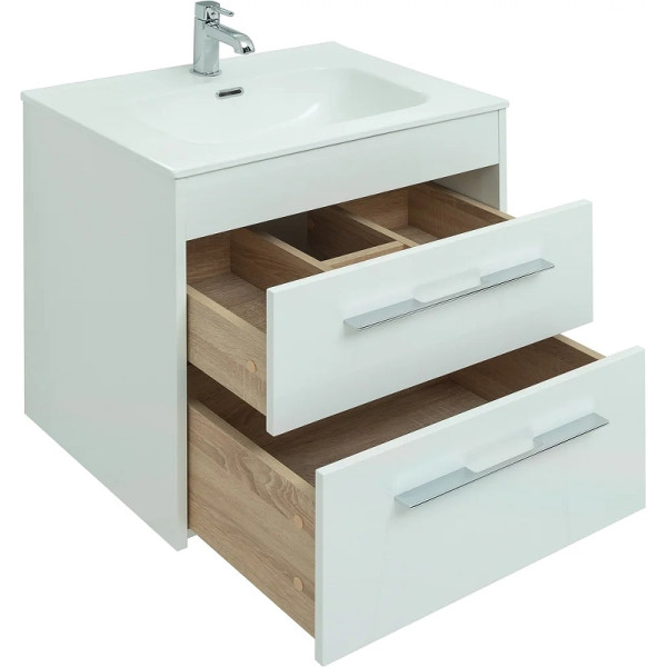 Тумба подвесная Aquanet Августа 60 (Flat) белый (00277507) Тумба подвесная Aquanet Августа 60 (Flat) белый (00277507)