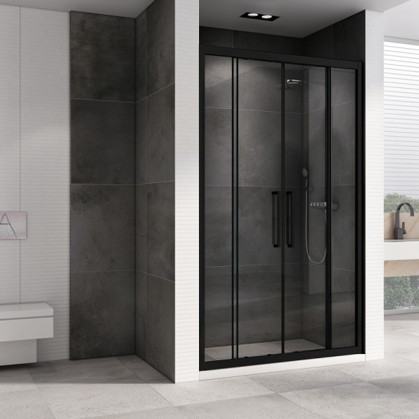 Душевая дверь Abber Schwarzer Diamant 180x195 стекло прозрачное, профиль черный (AG33180BH) Душевая дверь Abber Schwarzer Diamant 180x195 стекло прозрачное, профиль черный (AG33180BH)