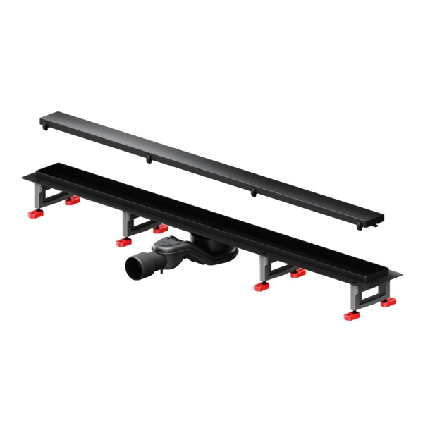 Душевой лоток AM.PM MasterFlow линейный универс затвор Tile 90 см черн мат (W01SC-U11-090-04BM) Душевой лоток AM.PM MasterFlow линейный универс затвор Tile 90 см черн мат (W01SC-U11-090-04BM)