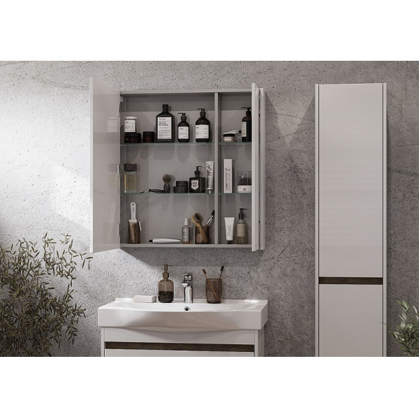 Шкаф зеркальный Aquaton Нортон 80 (1A249202NT010)