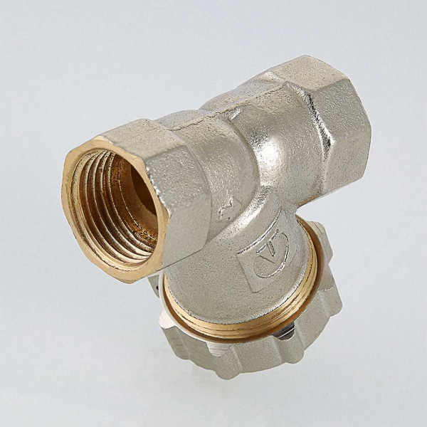 Фильтр косой 1" ВВ с заглушкой Valtec никель (VT.193.N.06) Фильтр косой 1" ВВ с заглушкой Valtec никель (VT.193.N.06)