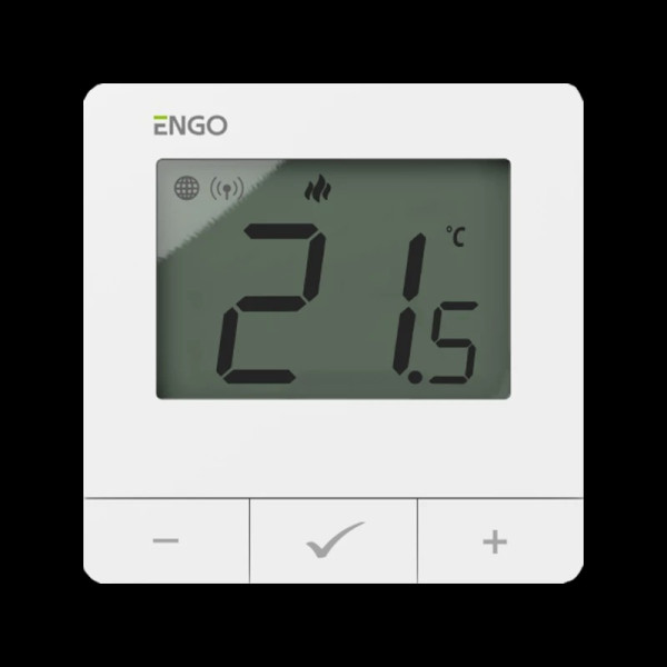 Терморегулятор Engo Умный ZigBee/868 МГц 230В (белый) (E25-230W) Терморегулятор Engo Умный ZigBee/868 МГц 230В (белый) (E25-230W)