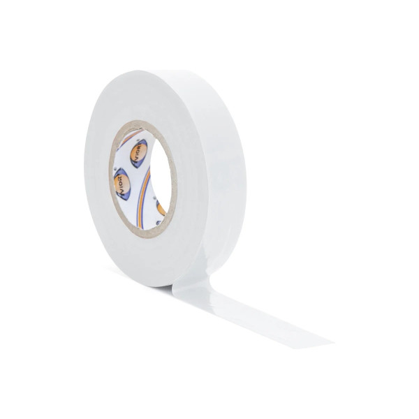 Изолента ПВХ 19 ммх20 м профессиональная Aviora (белая) (305-035)