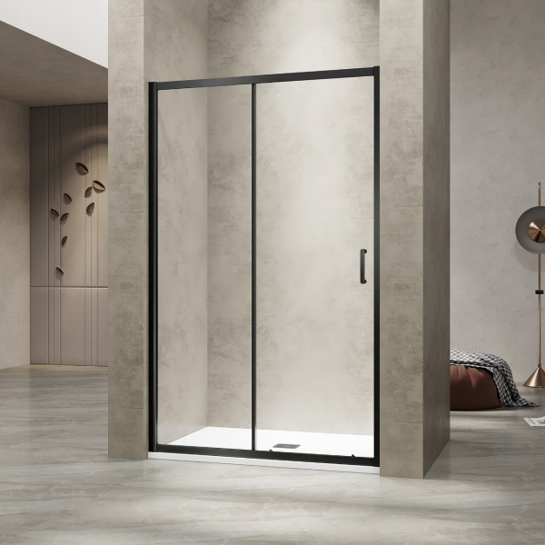 Душевая дверь RGW Passage 160x195 стекло прозрачное, профиль черный (030811416-14) Душевая дверь RGW Passage 160x195 стекло прозрачное, профиль черный (030811416-14)