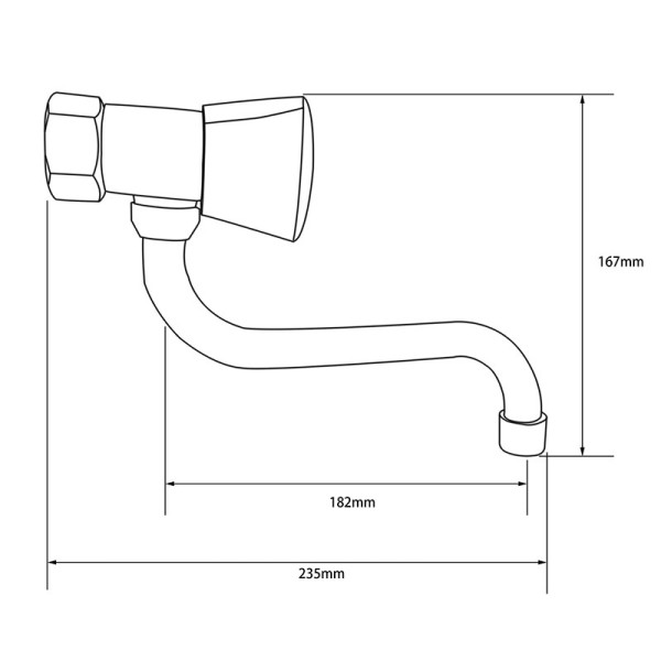 Смеситель для кухни Ex-promt Trio хром (Ex221.1-02)