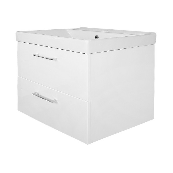 Тумба подвесная Azario с раковиной Ника 70 с раковиной Tempo 70 (CS00092801)