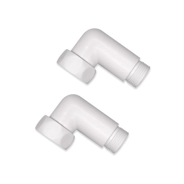 Соединение угловое Indigo г/ш 1"х3/4" белый матовый, пара (741SCH1005BM) Соединение угловое Indigo г/ш 1"х3/4" белый матовый, пара (741SCH1005BM)