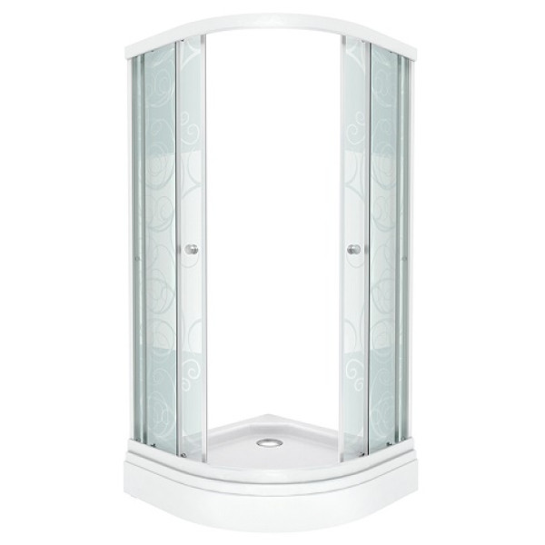 Душевой уголок Triton Стандарт А 100х100 стекло узоры