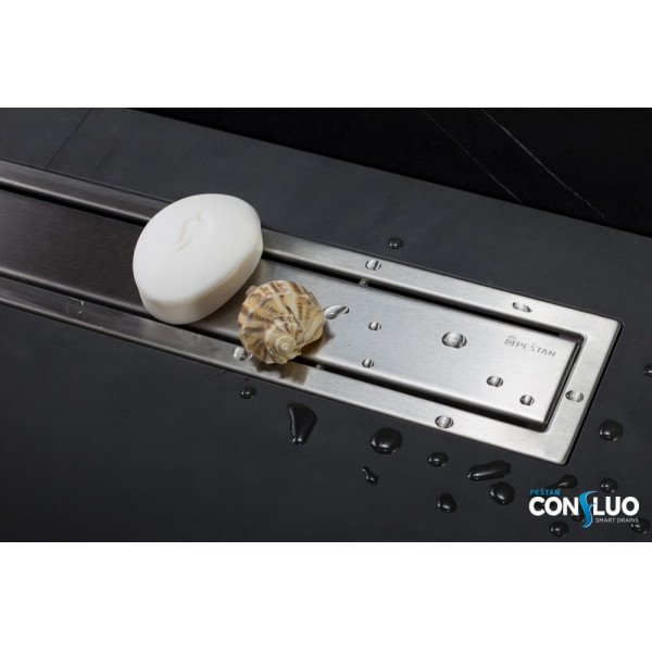 Душевой лоток Pestan Confluo Premium Line 750 хром матовый/полая под плитку, рамка хром (13100005)