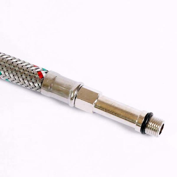 Подводка гибкая для смесителя Uni-Fitt 600 мм 1/2"*МL10х1 удл. штуцер DN 8 оплётка из нерж. стали (503S2806)