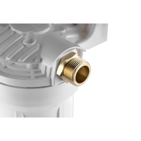 Фильтр колбовый Гейзер 1/2"*3/4" 10SL (белый, для холодной воды) (50562) Фильтр колбовый Гейзер 1/2"*3/4" 10SL (белый, для холодной воды) (50562)