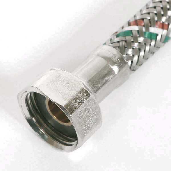 Подводка гибкая Uni-Fitt 800 мм 1/2" ВВ DN 8 оплётка из нерж. стали (500S2008)