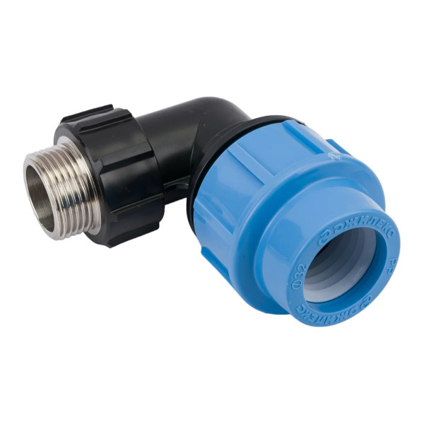 Соединение угловое 32x1"Н Джилекс Про для п/э трубы, PP, латунная втулка (9163) Соединение угловое 32x1"Н Джилекс Про для п/э трубы, PP, латунная втулка (9163)