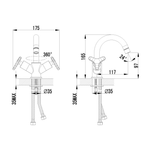 Смеситель для кухни Lemark Spirit (LM1907C) Смеситель для кухни Lemark Spirit (LM1907C)