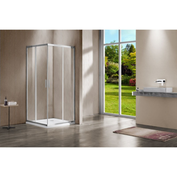 Душевой уголок Vincea Garda 1100х1000х1900 стекло прозрачное, профиль хром (VSS-1G1011CL) Душевой уголок Vincea Garda 1100х1000х1900 стекло прозрачное, профиль хром (VSS-1G1011CL)