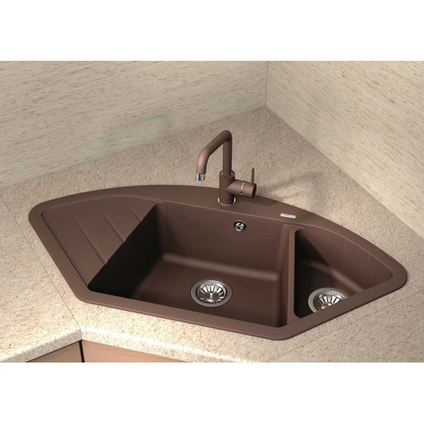 Мойка для кухни Florentina угловая Веста 100х51 (Fs, Антрацит) Мойка для кухни Florentina угловая Веста 100х51 (Fs, Антрацит)