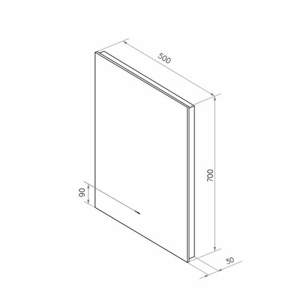 Зеркало Comforty LED 450x700x30 (00-00001190) Зеркало Comforty LED 450x700x30 (00-00001190)