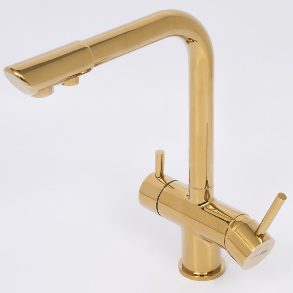 Смеситель для кухни WasserKRAFT с переключателем на фильтр, золотой (A8377) Смеситель для кухни WasserKRAFT с переключателем на фильтр, золотой (A8377)