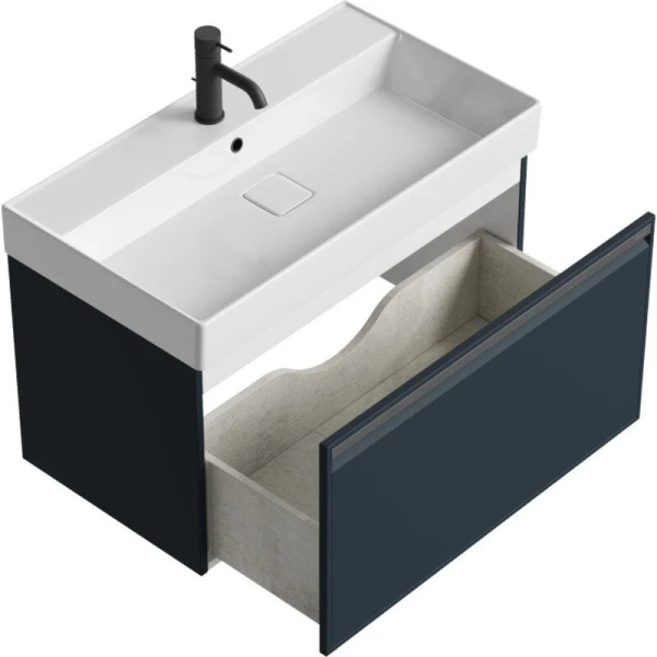 Тумба подвесная Aqwella Pure 792x443x464 серый (PUR0108GRM)