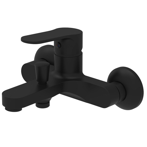 Смеситель для ванны и душа Azario Elvis с душевым комплектом черный (AZ-WWK238155PA) Смеситель для ванны и душа Azario Elvis с душевым комплектом черный (AZ-WWK238155PA)