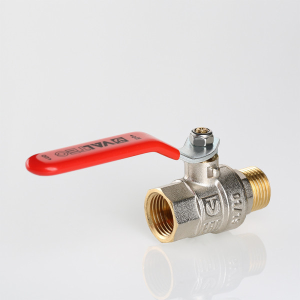 Кран 1" ВН шаровый Valtec Base (красная ручка) VT.215.N.06