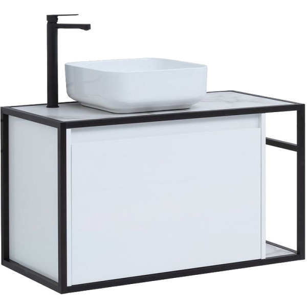 Тумба подвесная Aquanet Nova Lite Loft 90 L белый (00261652) Тумба подвесная Aquanet Nova Lite Loft 90 L белый (00261652)