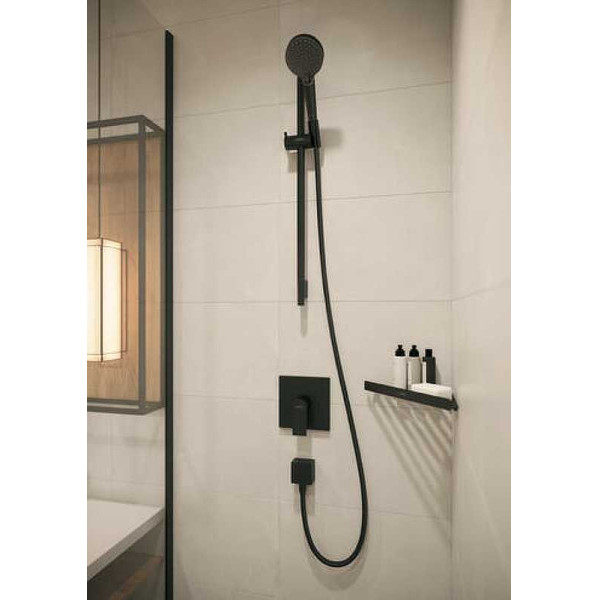 Смеситель для душа Hansgrohe Vernis Shape черный (71668670) Смеситель для душа Hansgrohe Vernis Shape черный (71668670)