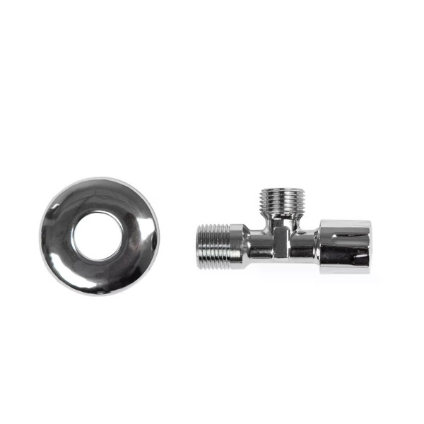 Кран угловой 1/2"x3/4" НН вентильный хром Arrowhead (SV-102-1520)